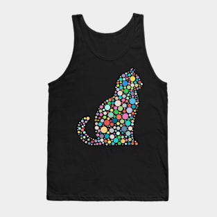 Cat Happy International Dot Day 2024 Polka Dot Men Women Kid Tank Top